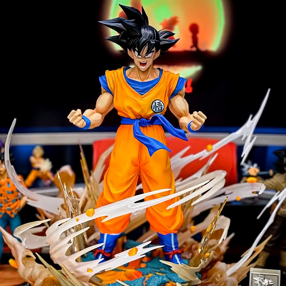 Dragon Ball - DRT008 - Anime Dragon Ball Z Son Goku Super Saiyan Figure Action Figure Model Desktop Ornaments Collectibles Models Anime Toys Gifts