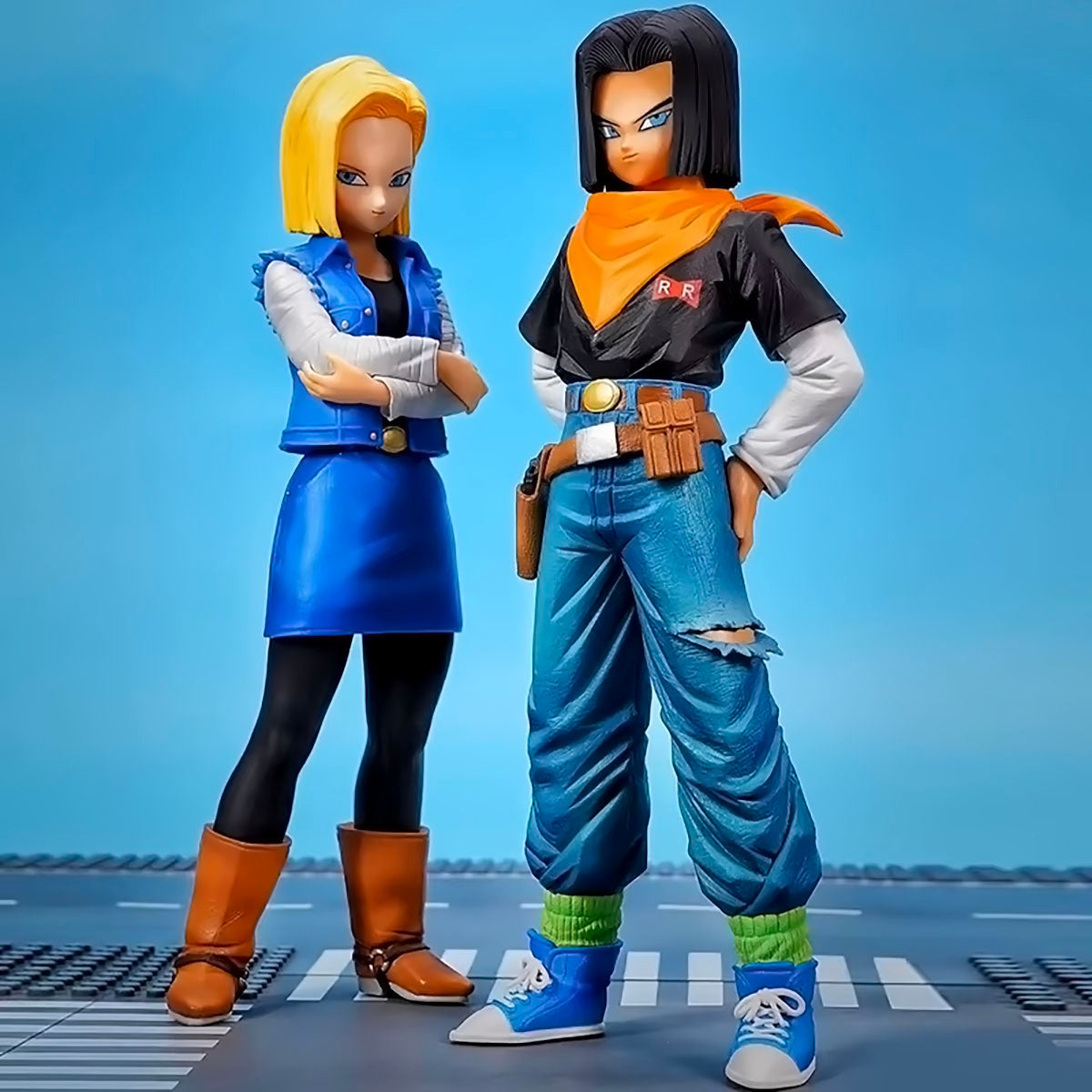 Dragon Ball - DRT012 - Anime Dragon Ball Z Android 17 Figure Android 18 PVC Action Figures Collection Model Toys Gifts