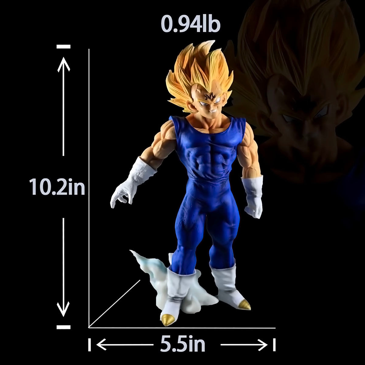 Dragon Ball - DRT016 - Anime Super Saiyan Vegeta Dragon Ball Figure Majin Vegeta Figurine PVC Action Figures Model Toys Gifts