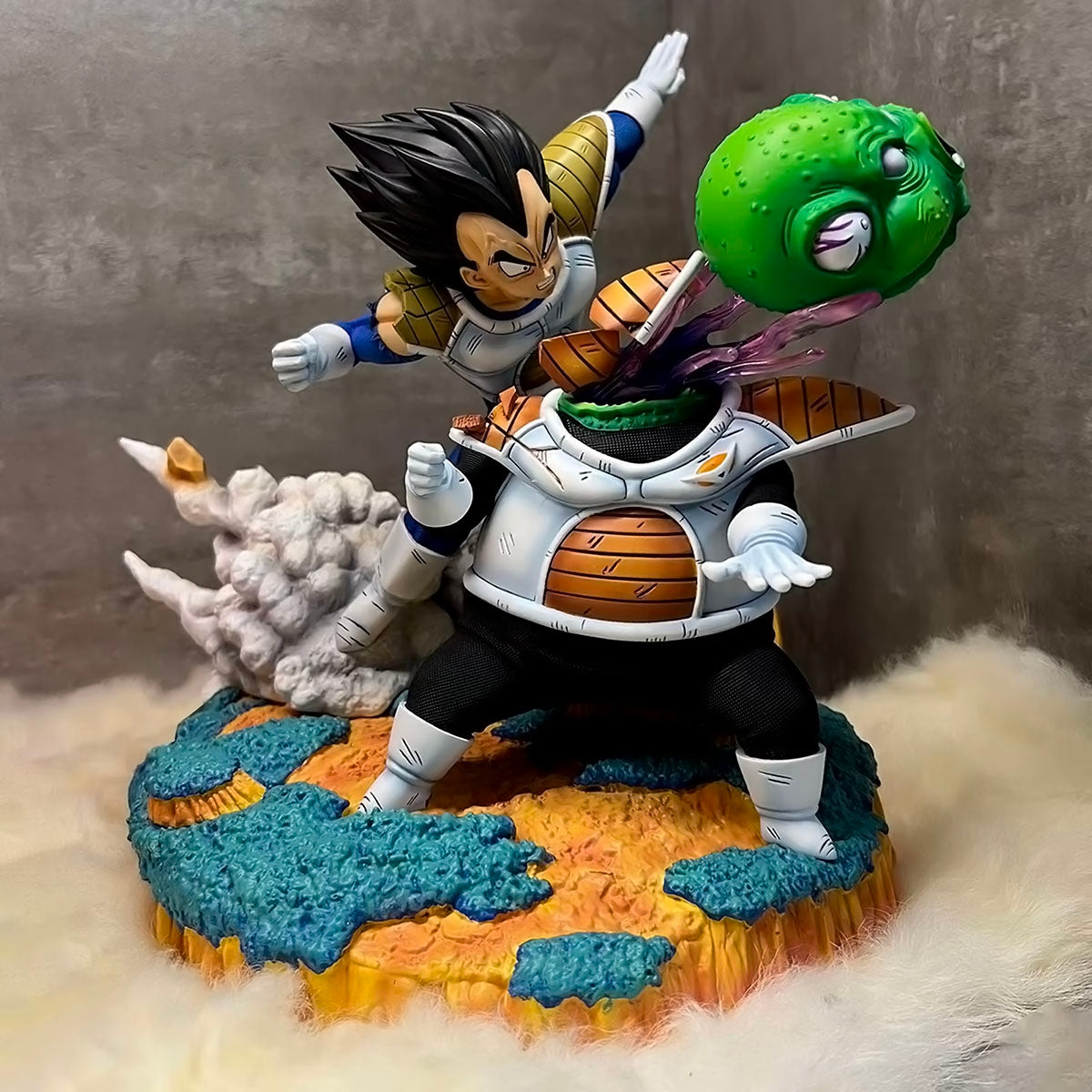 Dragon Ball - DRT023 - Anime Dragon Ball Z Figure Vegeta VS Guldo Figure Ginyu Force Vegeta Figure PVC Collectible Model Toys Gifts