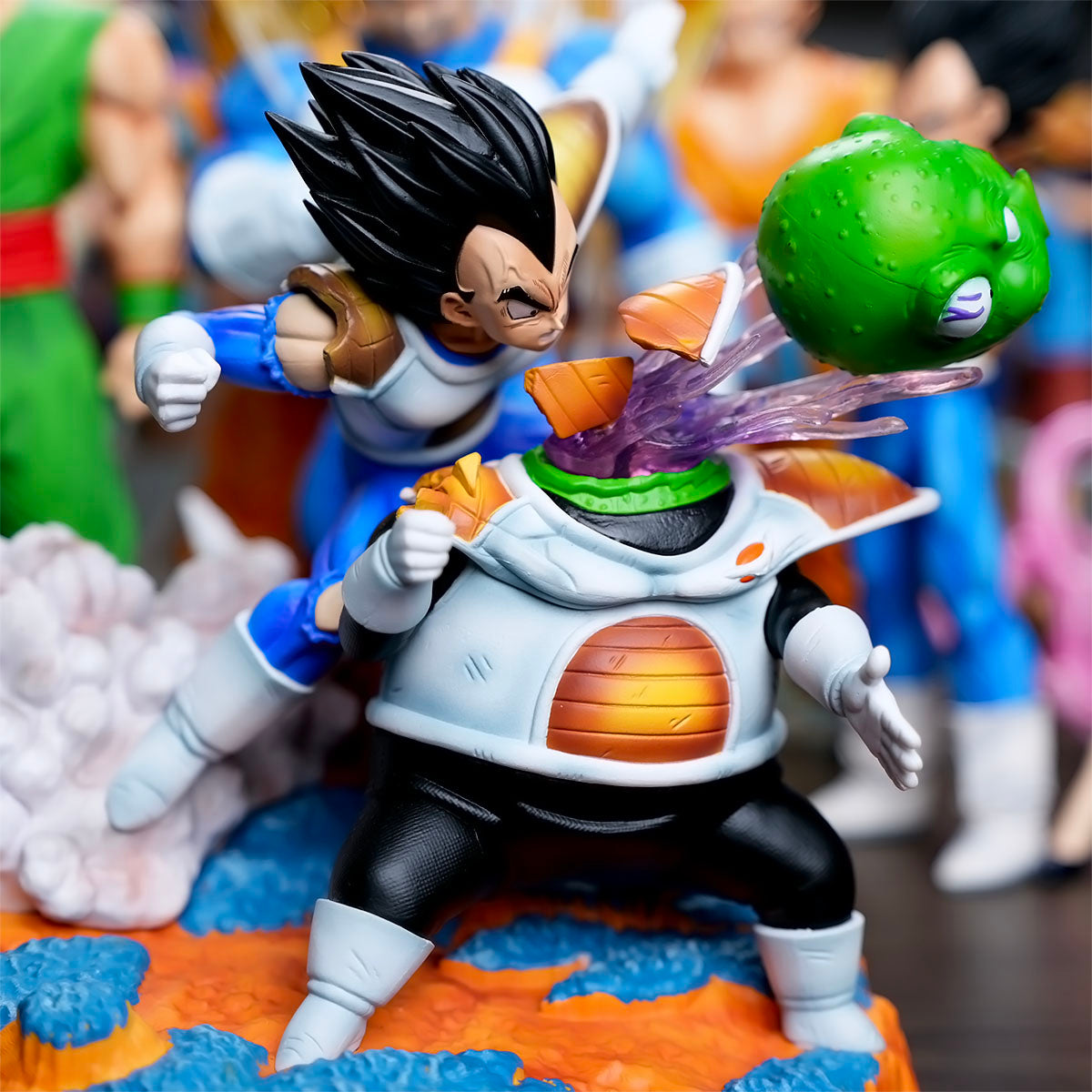 Dragon Ball - DRT023 - Anime Dragon Ball Z Figure Vegeta VS Guldo Figure Ginyu Force Vegeta Figure PVC Collectible Model Toys Gifts