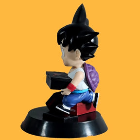 Dragon Ball - DRT025 - Anime Dragon Ball Figures Toy Gk Trendy Clothes Sitting Son Gohan And Pedestal Goku Shoe Box Milk Delivery Figure Creative Model