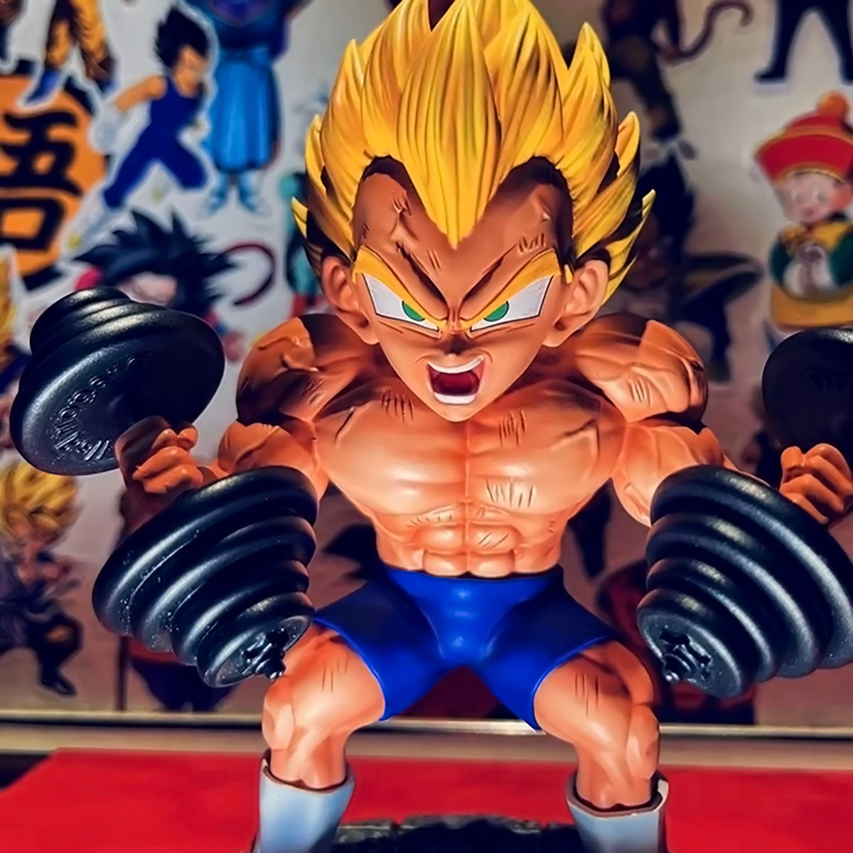 Dragon Ball - DRT026 - Dragon Ball Z Vegeta Fitness Figure DBZ Model Bodybuilding Series Figurals Anime Statue Figurine Collection Birthday Gifts