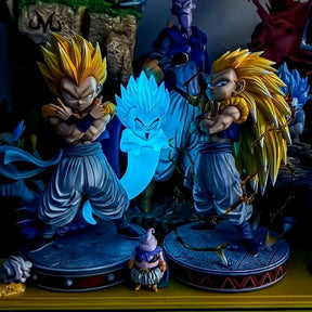 Dragon Ball - DRT033 - Dragon Ball Z Figures Super Saiyan Gotenks Anime Figurine Ghost Squad Model Statue Doll Collection Decoration Toys Gifts