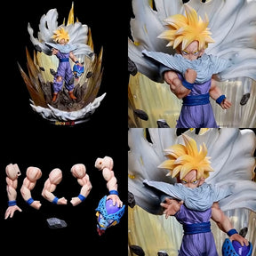 Dragon Ball - DRT036 - Dragon Ball Z Anime Figure Model GK Son Gohan Figurine 41cm Height With LED Statue Vegetto Goku Collection Toys DBZ Figma Dolls