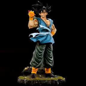 Dragon Ball - DRT037 - Dragon Ball Son Goku Happy Laughing Goku Figure Four Star Dragon Ball Action Figurine Statue Model Statue Toys Gift