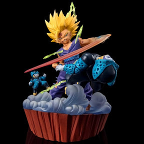 Dragon Ball - DRT044 - Original BANDAI Figuarts Zero SUPER SAIYAN 2 SON GOHAN Cell Dragon Ball Z Anime Figure Toy ANGER EXPLODING INTO POWER PVC Model Toys Gifts