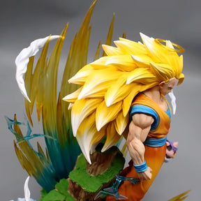 Dragon Ball - DRT046 - Dragon Ball Z Anime Figure GK Son Goku Kakarotto Super Saiyan 3 Manga Statue Pvc Action Figurine Collectible Model Toy Gifts