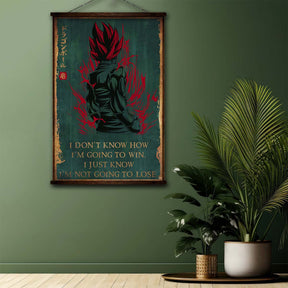 Dragon Ball Wall Art - Dragon Ball Poster - Dragon Ball Canvas - I'm Not Going To Lose - Goku - Vegeta - Vegeto - DR059 - Vertical Poster - Vertical Canvas