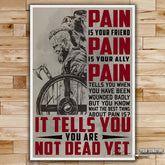 Viking Wall Art - Viking Poster - Viking Canvas - PAIN - You Are Not Dead Yet - VK046 - Vertical Poster - Vertical Canvas